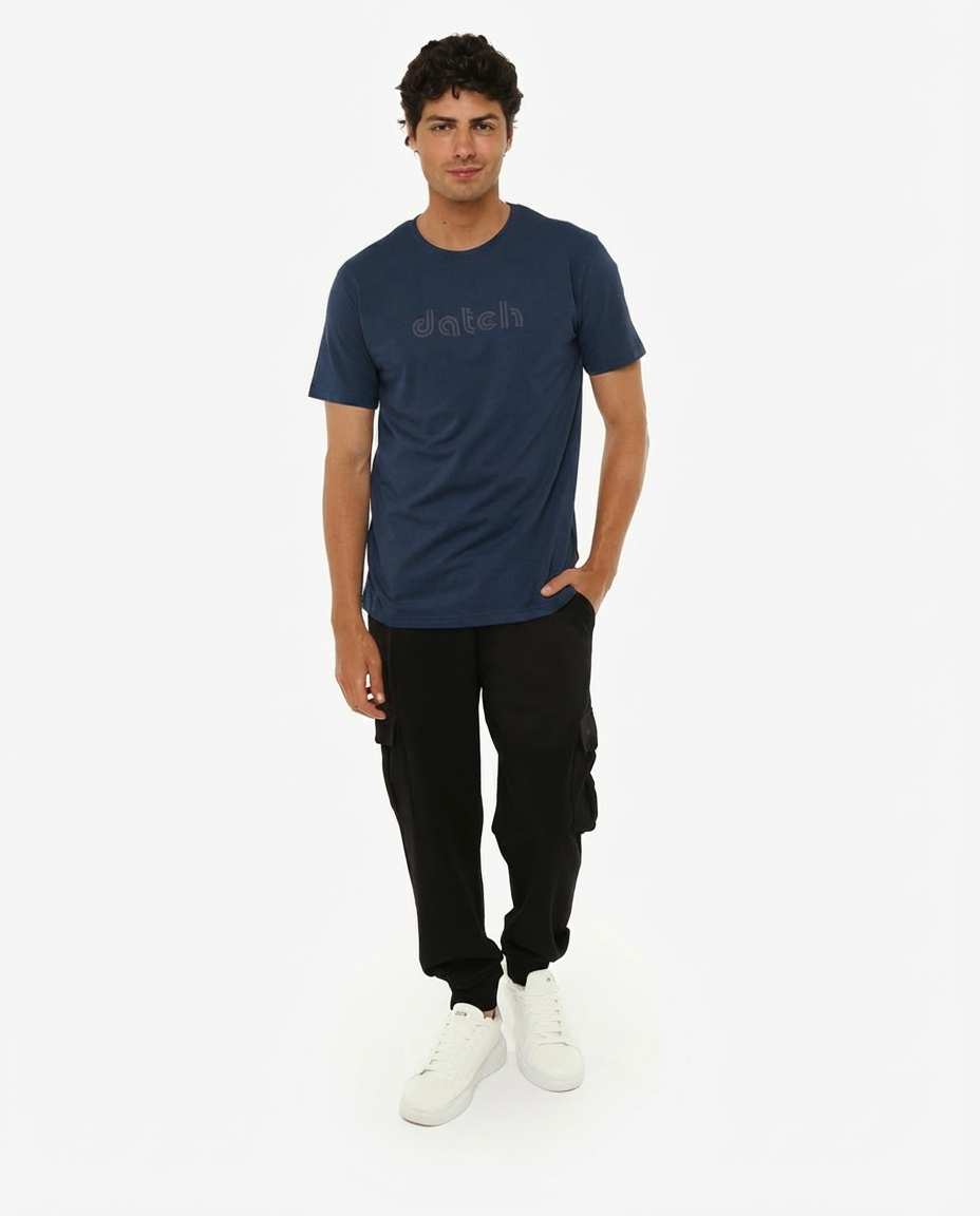 T-Shirt a maniche corte e stampa sportswear
