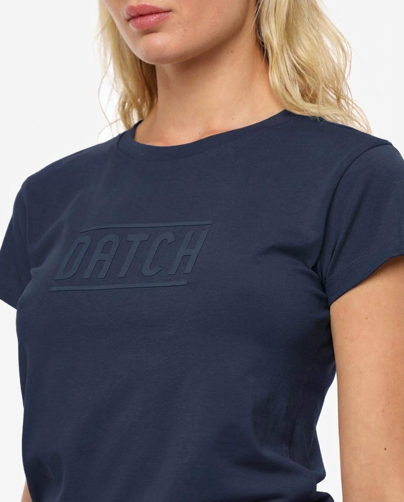 T-shirt con stampa in cotone stretch