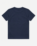 T-shirt ricamo lurex con strass in cotone stretch