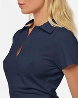 T-shirt mezze maniche con colletto polo