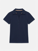 T-shirt mezze maniche con colletto polo