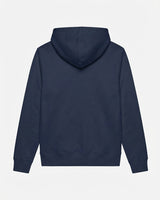 Felpa cotone zip frontale, con cappuccio
