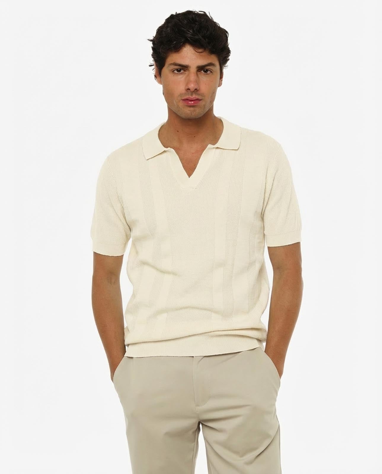 Polo manica corta in cotone