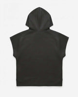 Gilet in felpa con cappuccio