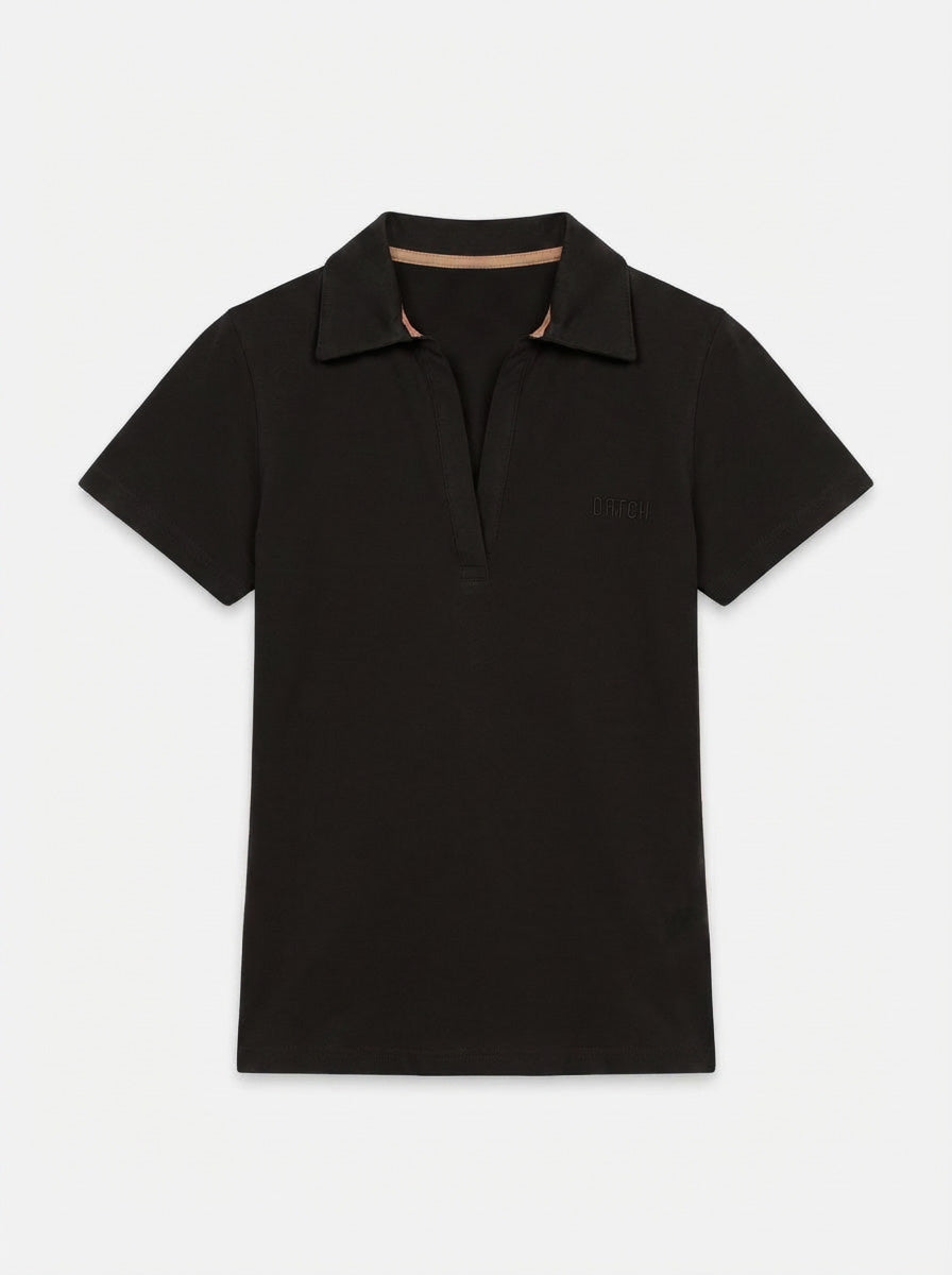 T-shirt mezze maniche con colletto polo
