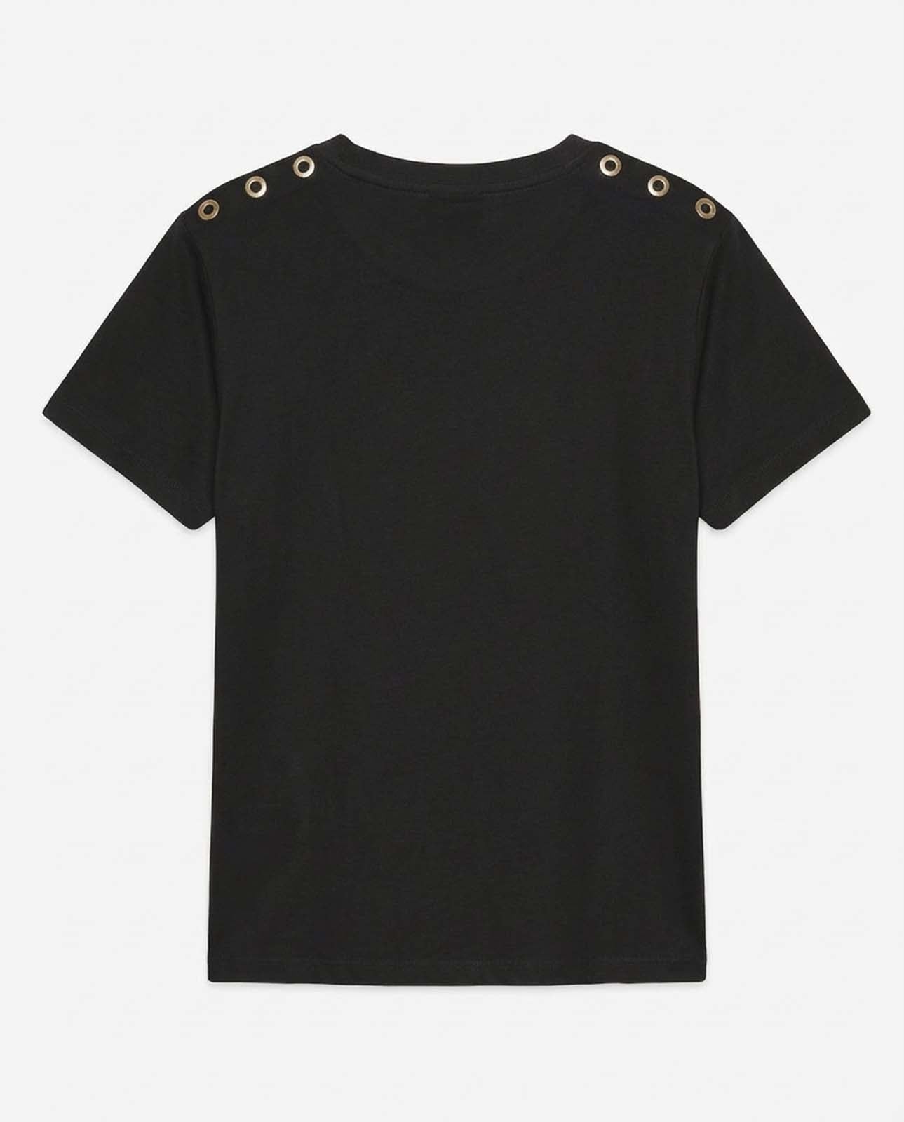 T-shirt con ricamo in cotone