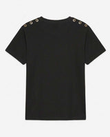 T-shirt con ricamo in cotone
