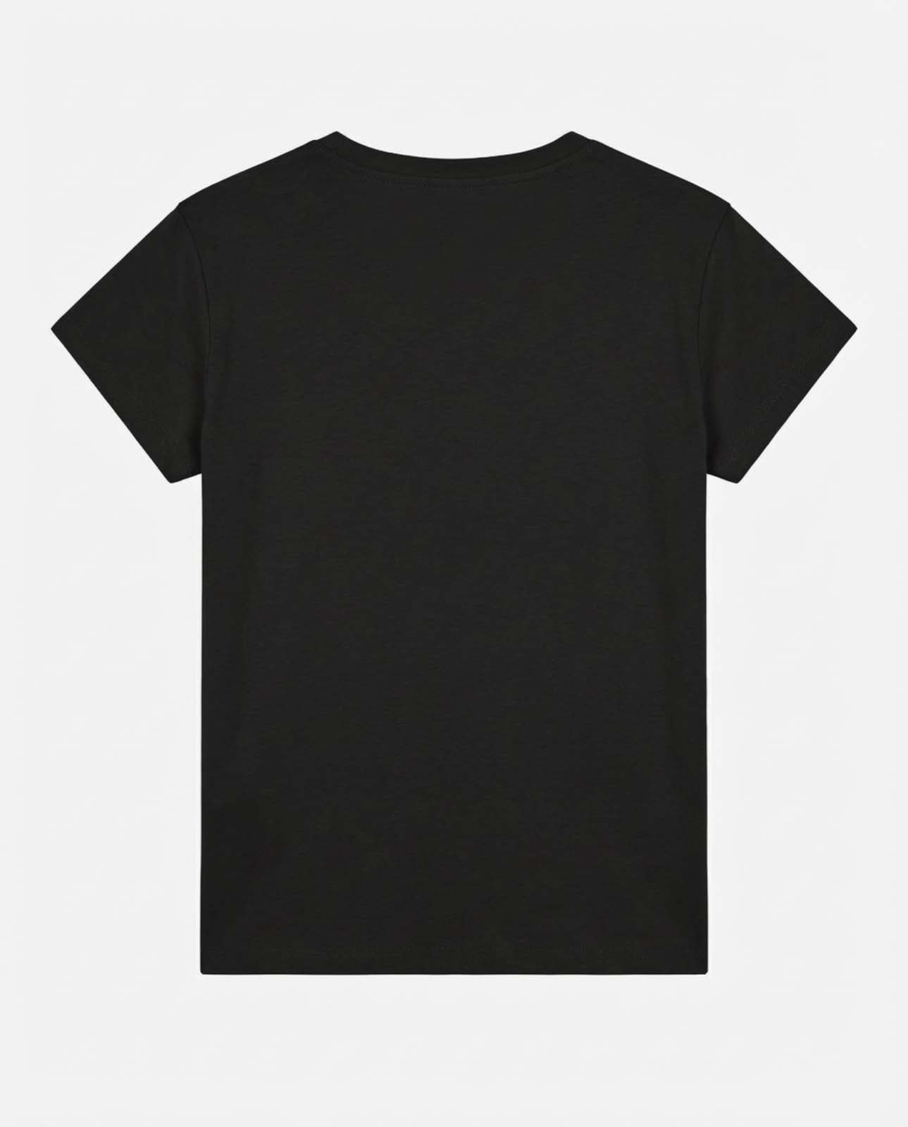 T-shirt con paillettes in cotone