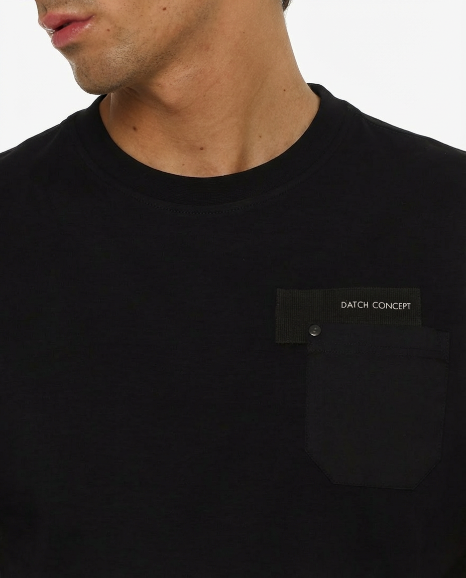 T-shirt con taschino