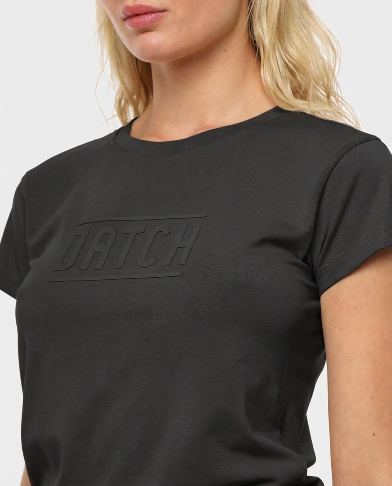 T-shirt con stampa in cotone stretch