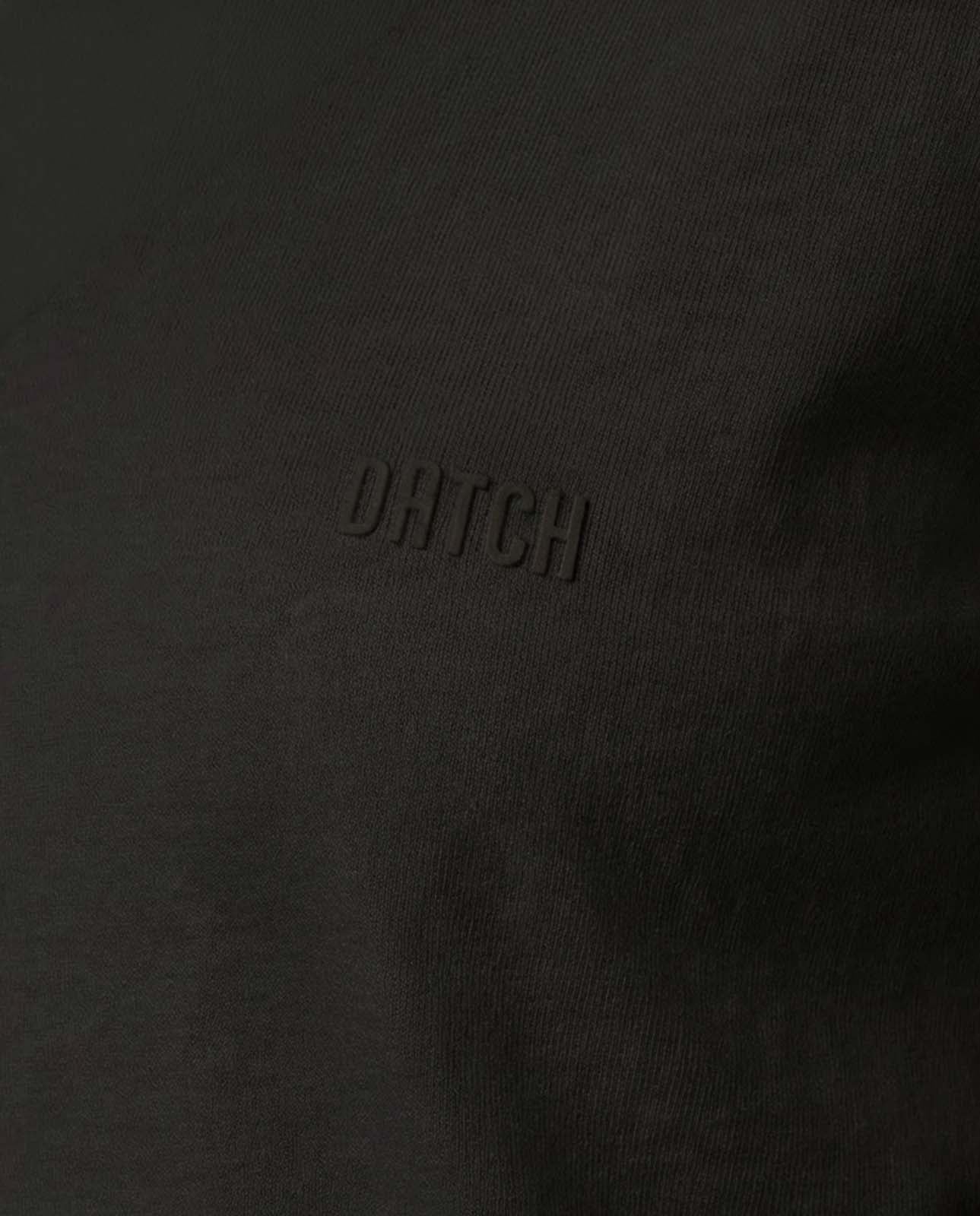 T-shirt scollo a V con stampa in cotone