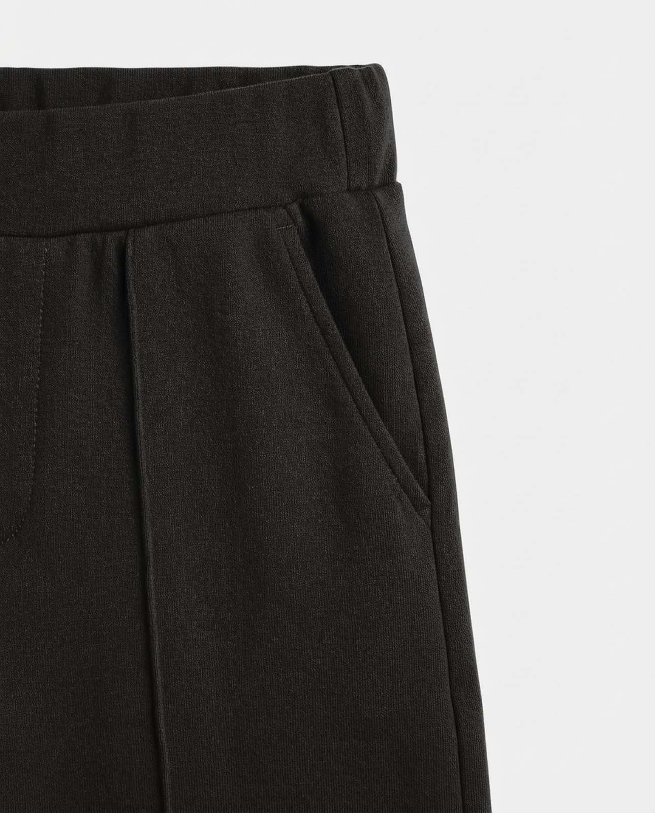 Bermuda stampa mylar taglio over in cotone stretch