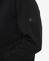 Felpa zip frontale, con cappuccio manica lunga