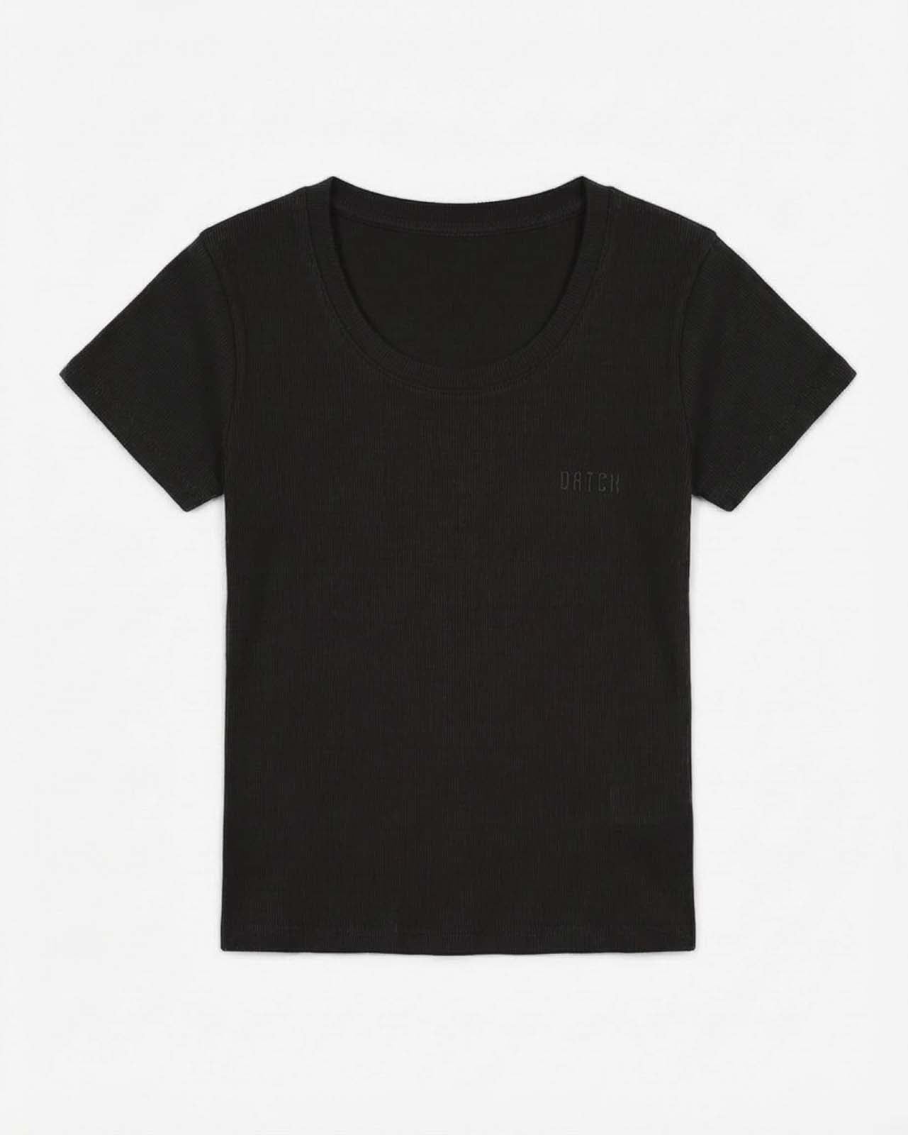 T-shirt taglio slim in cotone stretch