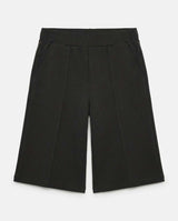 Bermuda stampa mylar taglio over in cotone stretch