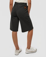 Bermuda stampa mylar taglio over in cotone stretch