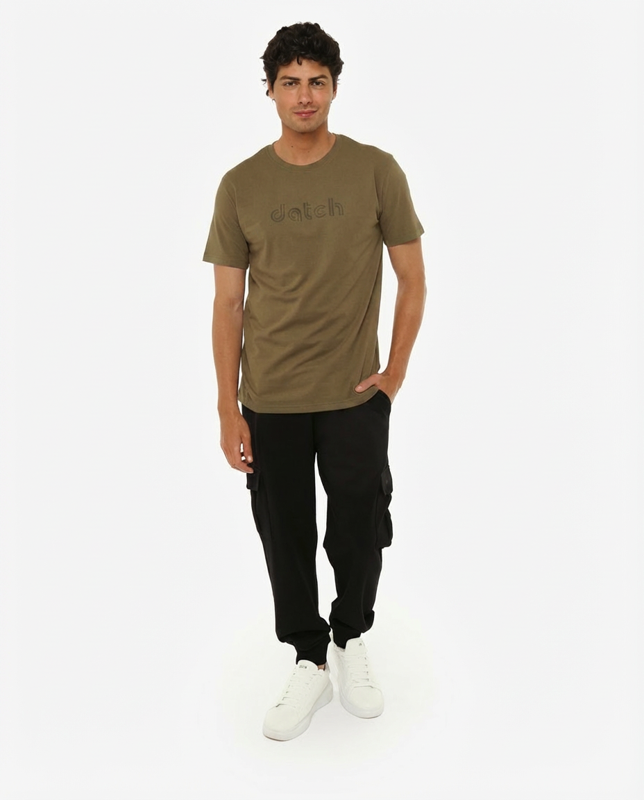 T-Shirt a maniche corte e stampa sportswear