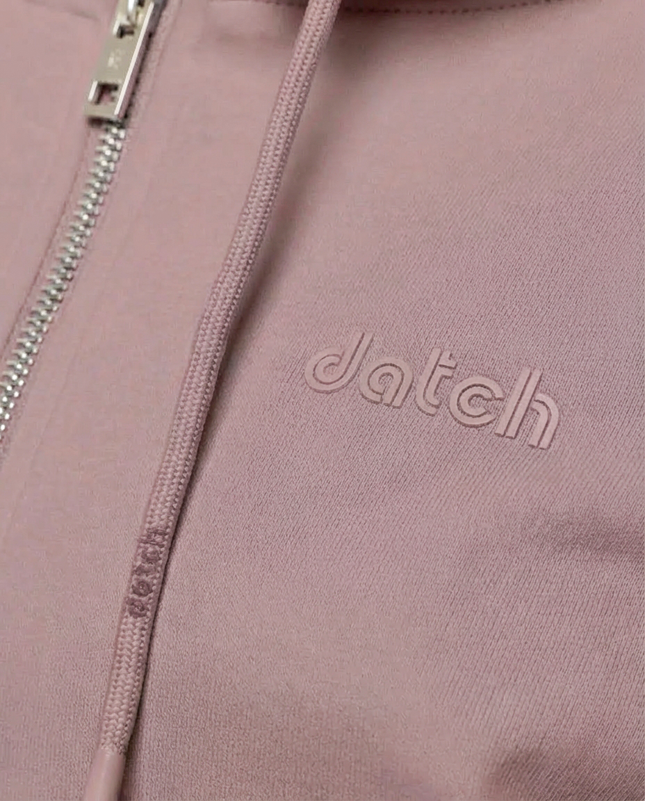 Felpa cotone zip frontale, con cappuccio