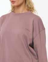 Felpa girocollo, taglio over