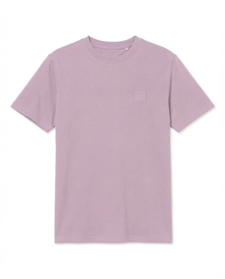 T-shirt girocollo, manica corta cotone