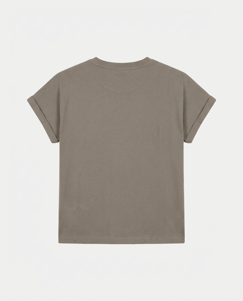 T-shirt taglio over in cotone