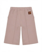 Bermuda stampa mylar taglio over in cotone stretch