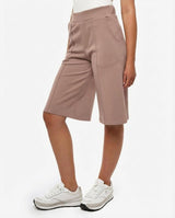 Bermuda stampa mylar taglio over in cotone stretch