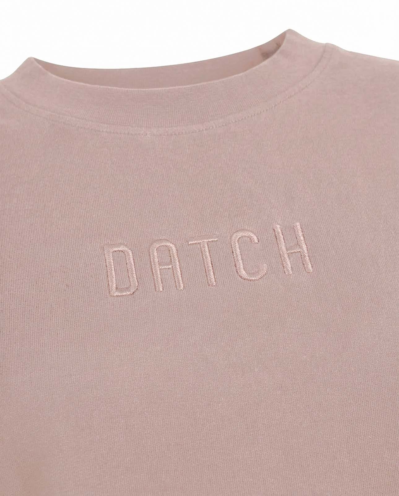 T-shirt cropped taglio over in cotone
