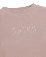 T-shirt cropped taglio over in cotone