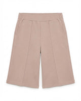 Bermuda stampa mylar taglio over in cotone stretch