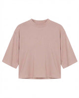 T-shirt cropped taglio over in cotone