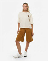 T-shirt stampa mylar con strass in cotone