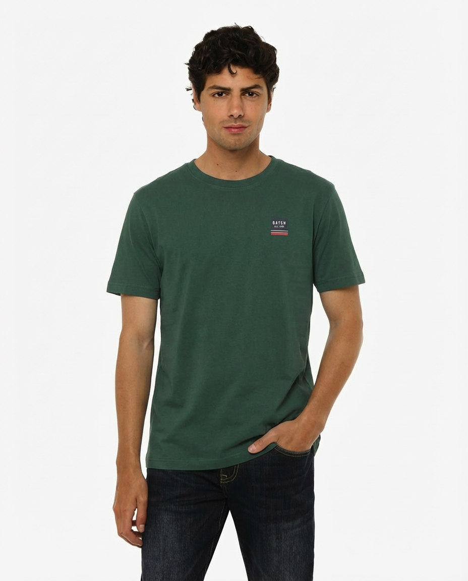 T-shirt cotone girocollo, manica corta