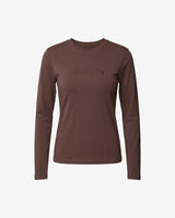 T-shirt a maniche lunghe con stampa mylar