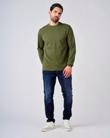 T-shirt a maniche lunghe in piquet