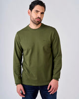 T-shirt a maniche lunghe in piquet